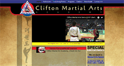 Desktop Screenshot of cliftonmartialarts.com